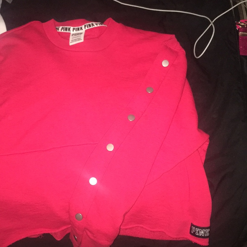 Pink Crop Top Sweater